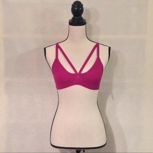 NWT Intimately Free People fuschia pink Keira strappy seamless bralette
